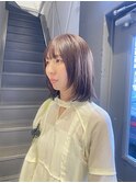 ことりベージュミルクティーベージュシースルーカラー大人可愛い