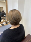 白髪ぼかしハイライト脱白髪染めカラー髪質改善トリートメント