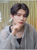 小久保styleフェザーパーマフェザーショートグレーエンドカラー
