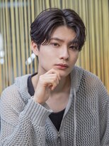 小久保styleフェザーパーマフェザーショートグレーエンドカラー