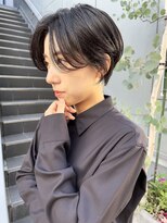 ヌード(NUDE)&nbsp;NUDE20代30代 ハンサムショート 大人ショートボブ 黒髪ショート