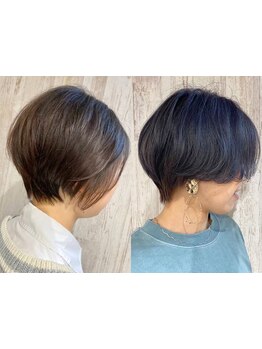 《カット＋カラー\6980～》髪質、癖も活かしカットするので、スタイリングが楽に！