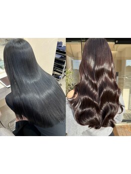 地毛より柔らかい縮毛矯正×髪質改善◎郡山/韓国/レイヤーカット/学割U 24/ダブルカラー