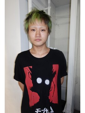 メンズレコ 渋谷(MEN'S LECO) メンズデザインカラースパイキーショート