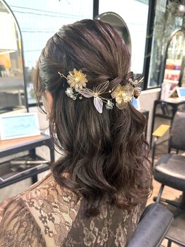 ゼスト クレス(ZEST Cres) 【立川CRES吉岡俊】ハーフアップアレンジ