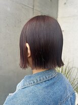 オーガニック ライフ 若葉 鶴ヶ島(organic+life)&nbsp;20代30代40代◎冬カラー×ワインレッド×ブリーチなし×ボブ