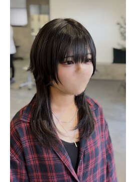 中性ウルフカット