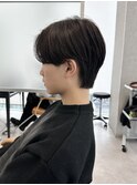 毛流れセンターパート(メンズカット/ダウンパーマ/ナチュラル)