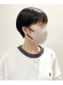 【松戸 アイダ】10代20代　耳かけマッシュショート/黒髪ショート