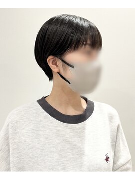 モリオフロムロンドン 松戸店(Morio from London) 【松戸 アイダ】10代20代 耳かけマッシュショート/黒髪ショート
