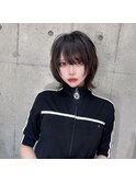 ダークアッシュ/似合わせカット/ミディアムレイヤーカット