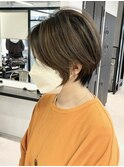 ショートカット/40代50代/白髪ぼかし/白髪染め/髪質改善【尼崎】