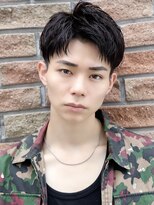 アーリー(Ali'i)&nbsp;ナチュラルショートビジネスアップバングフェードツイストパーマ