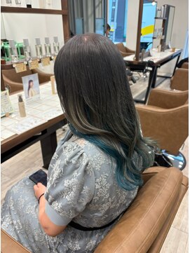ニュースエン(newseN:) グレージュ/インナーカラー/ケアブリーチ/新潟/万代