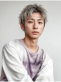 メンズ・アップバングショート
