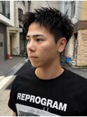 ニュアンスパーマニュアンスウルフダウンバングスペインカール