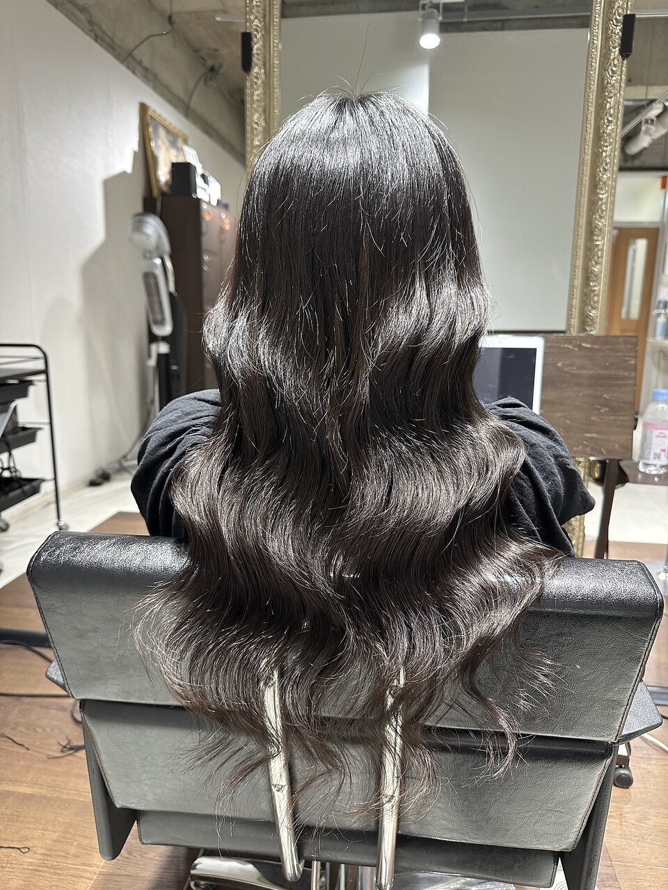 黒髪ロング：L292622326｜アモル 高田馬場店(Amor)のヘアスタイル