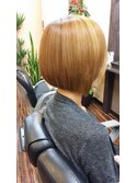 LEON神立店 ☆大人可愛いうるつや前下がりボブ☆