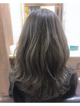 フィックスヘアー なんば(FIX-hair) ラベンダーグレージュ♪フレンチカジュアル/パープルブラック