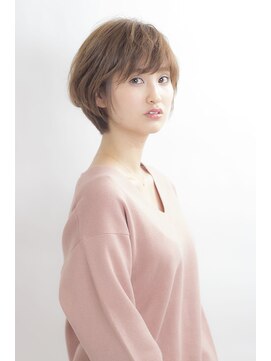 アミィヘアー(Ami Hair) まろやかショート×抜け感アッシュ