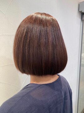 ネオリーブアオバ 高田馬場店(Neolive aoba) 【高田馬場/aoba】大人ボブ×縮毛矯正×白髪染め