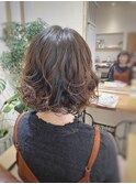 スタイリング楽々ボブパーマ