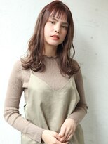 ロイジー(roijir) 【roijir】表参道 サラツヤロング× ヌーディーカラー