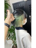 イエナ 渋谷(IENA)&nbsp;インナーカラーミントグリーン