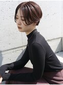 天神【BIRTH】センターパート×前髪なしショート