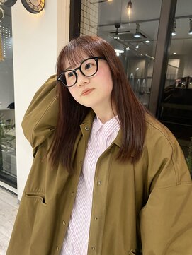 ギフト(GIFT) orange color 暖色カラー 艶髪 ブリーチなしカラー