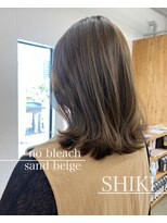 シキ(SHIKI) no bleach beige color
