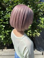 プライズ 錦糸町北口店(prize)&nbsp;ペールピンク/切りっぱなしボブ/ハイトーン【錦糸町北口】