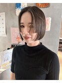 ミニボブ/ボブ/マッシュショート/丸みショート/ショートカット