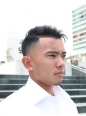 ラインアップフォーマル毛束感ショートアップバングフェード