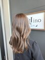 リノ(Lino) 色が落ちる過程も楽しめるようにカラーを調合します◎