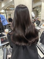 サイン 渋谷(SIGN)&nbsp;艶髪レイヤーカット韓国ヘアーグレージュ髪質改善トリートメント