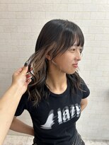 ヘアーアジール(hair agir)&nbsp;色落ちても可愛い！インナーカラー
