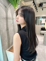 ロンドメリア 天神大名店(Lond Melia)&nbsp;小顔に見せるヘア/ワンレン/ボブウルフ/ネビージュ/黒髪カタログ