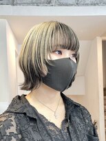 ミーム 原宿 表参道(meme)&nbsp;◎ブロンドハイトーンカラーデザインカラーアンブレラカラー金髪