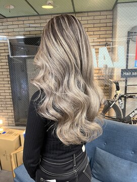 ラフ(LAFF) #着物#メルティーカラー#フェミニンロング#ウェーブミディアム