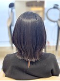 切りっぱなしボブ