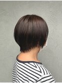 【LAMP HAIR DESIGN 堀田】軽めショート/グレイカラー/50代60代