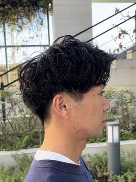 スタイル 成城学園前(STYLE) メンズ ショート ニュアンスパーマ トップボリュームup