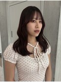 【YOKE】ピンクブラウン髪質改善くびれヘアレイヤーカット