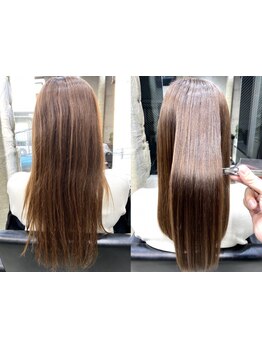 乾かすだけでキマる、艶まとまりカット◎毎朝3分セット完結ヘアで、サロンの仕上がりを自宅で簡単再現！