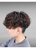 大分別府メンズパーマ波巻きスパイラルパーマシャドウパーマ
