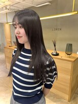 ローレン(LOREN)&nbsp;くびれヘア/アプリコットオレンジ/ハイライトカラー/栄/名古屋