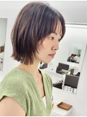 大人カジュアル♪レイヤーボブ/丸顔/面長/新潟駅/万代/レイヤー