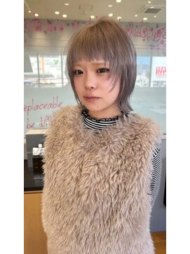 サラ ビューティ サイト 春日(SARA Beauty sight) 【松尾が作る】【福岡春日】【顔周りウルフ】レイヤーボブ