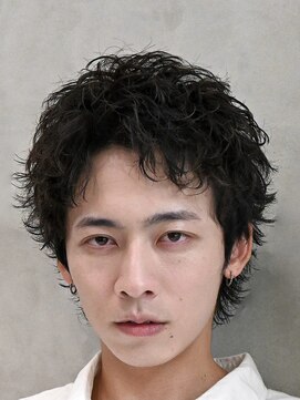 フィフス 渋谷(fifth) 渋谷スパイキーウルフスパイキーパーマ短髪大人ビジネスツイスパ